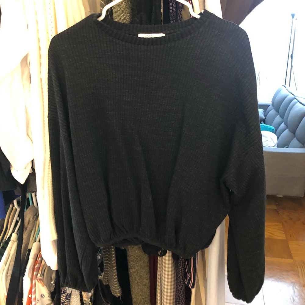 Gray Zara sweater